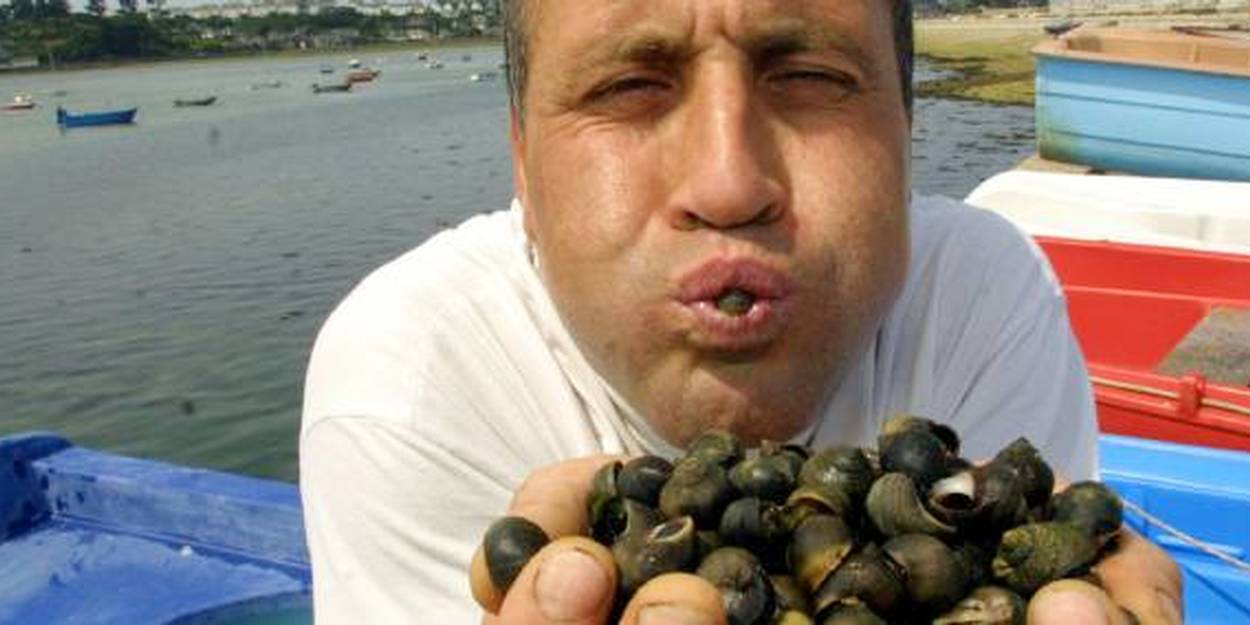 Alain Jourden détenteur du record du monde de cracher de bigorneau