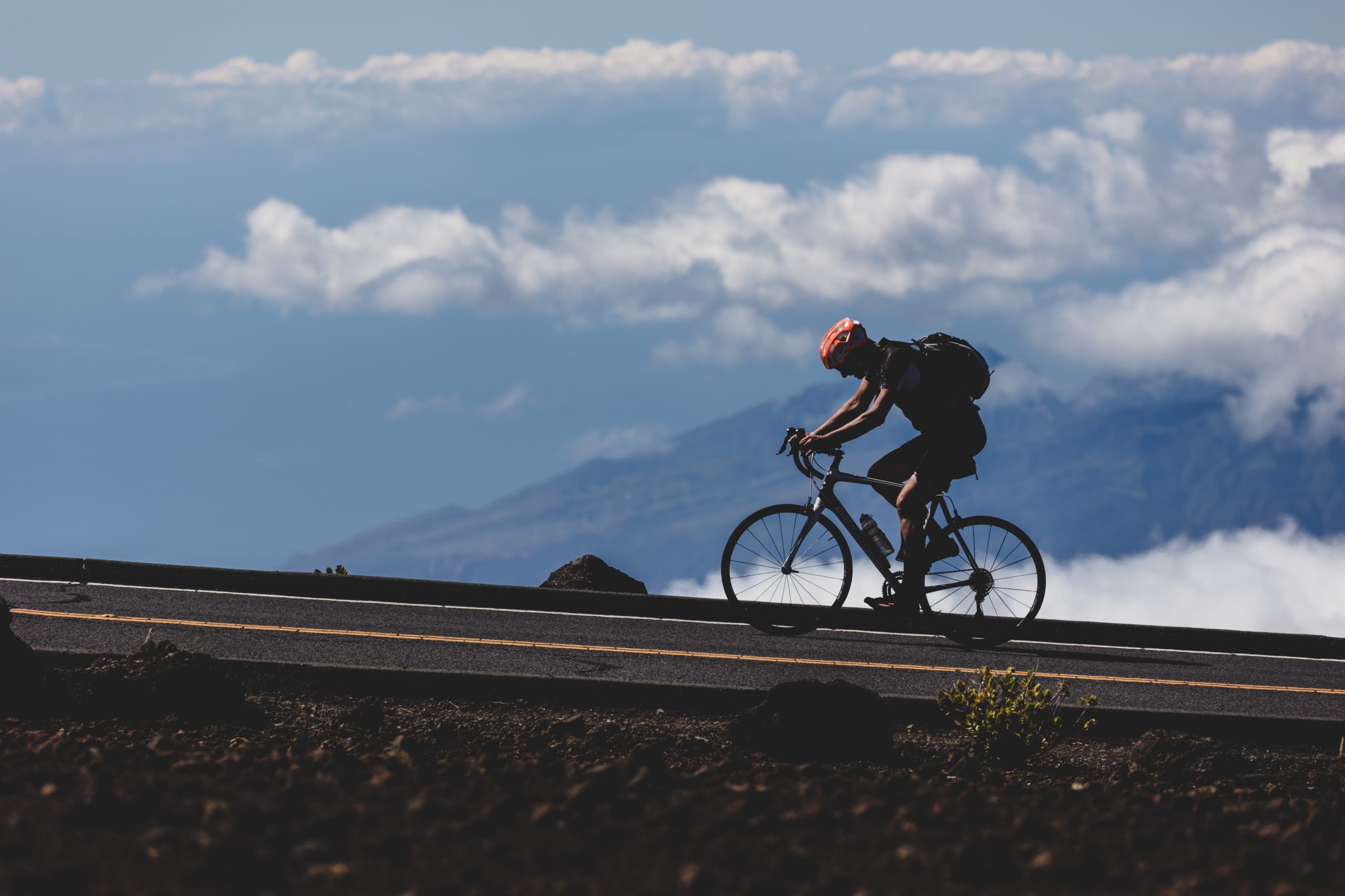 cycliste sur son vélo